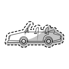 Obraz premium Car icon. Automobile transportation and vehicle theme. Isolated design. Vector illustration