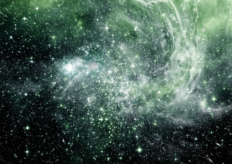 galaxy in a free space