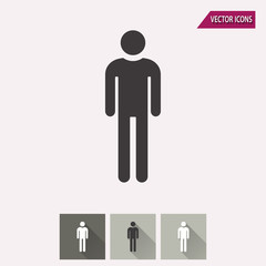 Man - vector icon.