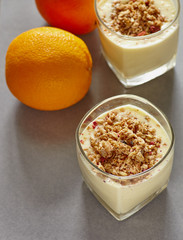 Fruit orange smoothie