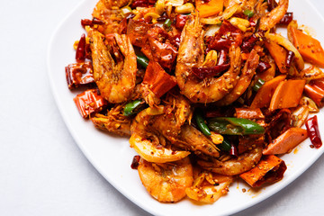 향라새우, hyangna shrimp, chinese food