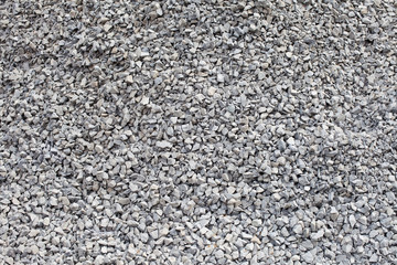 Gray gravel closeup
