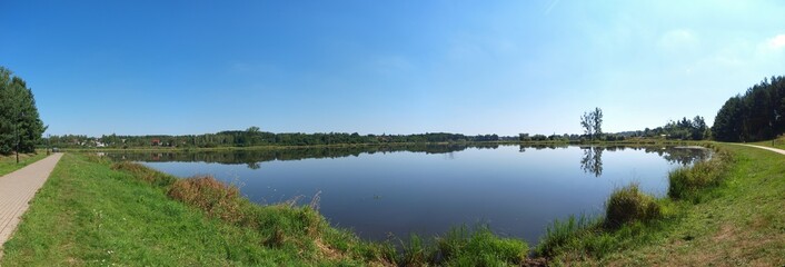 Reservoir on River Kamienna, Wąchock, Poland © Małgorzata Pakuła