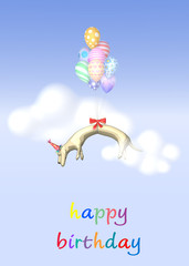 A funny idea for a birthday party invitation card