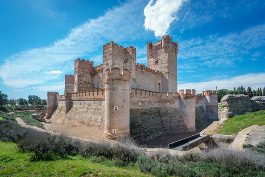 Castillo de la Mota in Medina del Campo, Castille, Spain