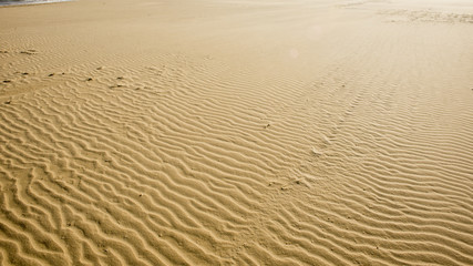 Textured sea sand