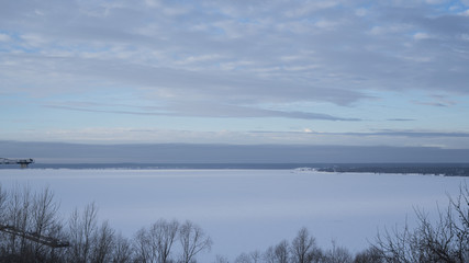 The river in winter