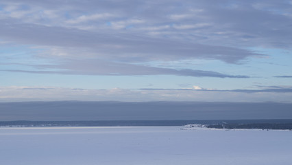 The river in winter