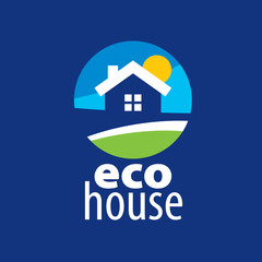 vector logo house