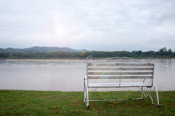 Waterside bench