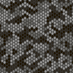 Hexogen camouflage  on a gray background