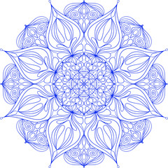 Abstract colorful mandala