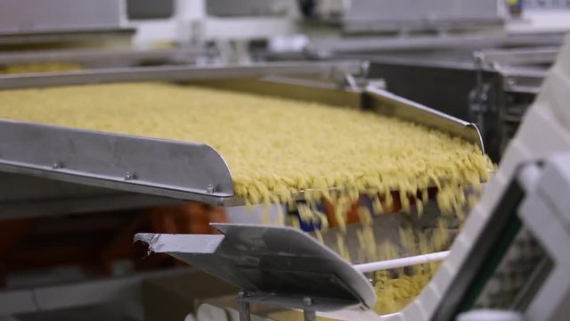 conveyor on manufacture of macaroni