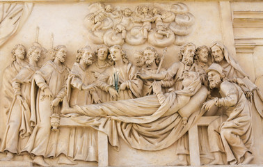 Naklejka premium Death of Mary - Santa Casa, Loreta, Prague