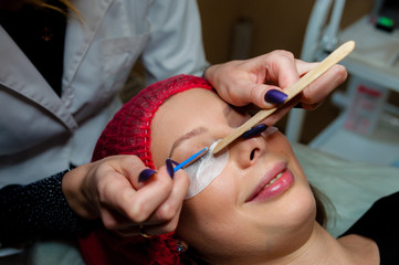 Eyelash extensions.