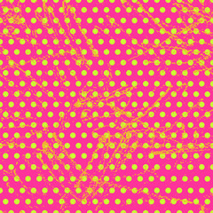Shabby polka dot seamless texture