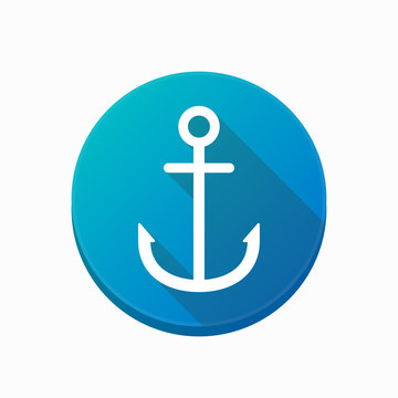 Isolated button with an anchor