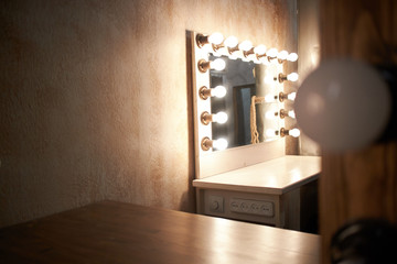 lighting in dressing room