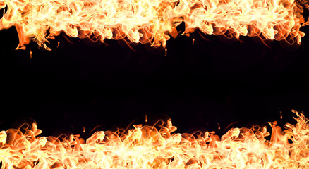 Fire flames collection
