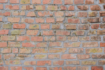 Brick texture with scratches and cracks