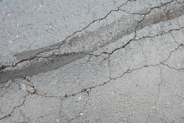 Close up abstract rough grunge concrete cement crack floor,wall texture background
