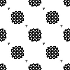 Celtic knot seamless pattern