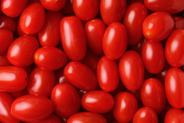 Cherry tomatoes top view 