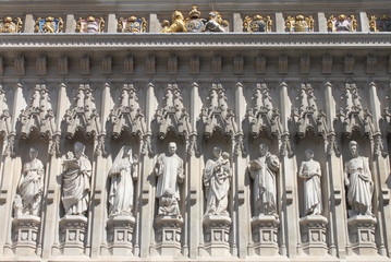 Fototapeta premium Facade of Westminster Abbey in London, UK