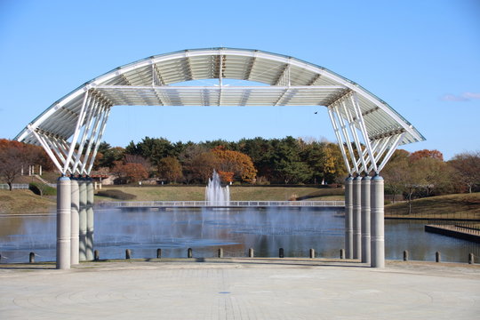 ひたちなか海浜公園の噴水