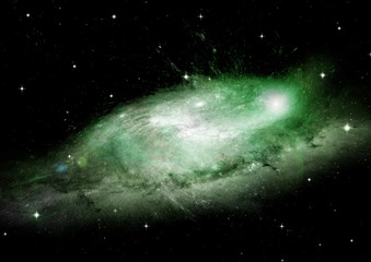 galaxy in a free space