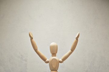 Freedom wooden mannequin