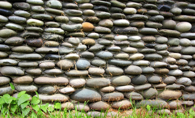 Fence made of stones
