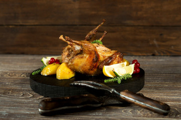 fried quail