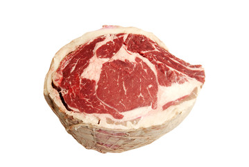 Piece of raw Prime Rib Roast