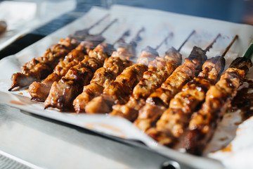 Grilled Chicken on Skewer