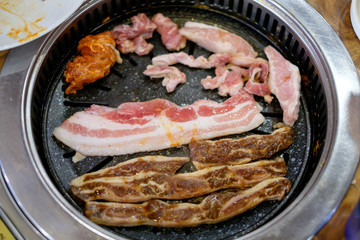 Korean Grilled Pork and Beef BBQ