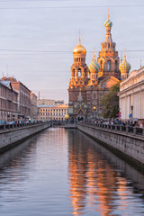 Fototapeta na wymiar Church of the Saviour on Spilled Blood, St. Petersburg, Russia