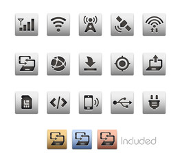 Interface Icons / The vector file includes 4 color versions in different layers.