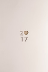 brown 2017 heart design