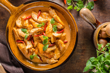 Delicious curry homemade