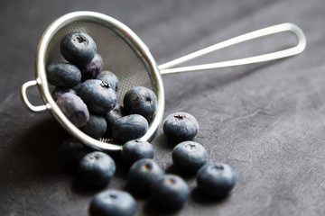 Fresh blueberries