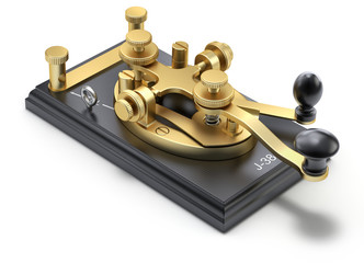 Morse code telegraphy device © mipan