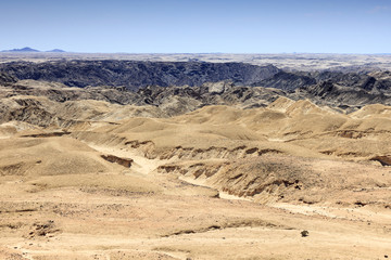 Desert view in Namibia