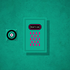 Modern design card template with mystic symbols and wacky colors. Useful for invitations, postcards and web design.