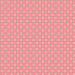 Cute pixelated pattern with simple geometric shapes. Useful for textile and interior design.