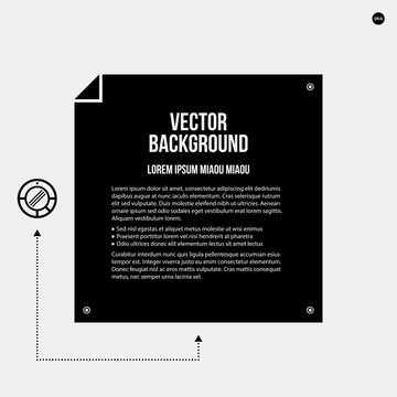 Monochrome text background in strict style. Useful for presentations and web design.