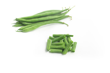 Green Beans Pods. Slim