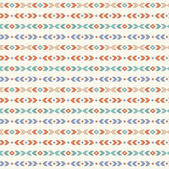 Simple cute boho pattern. Tribal seamless background. Geometric Wallpaper. Vector illustration.