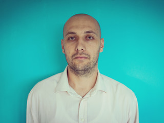 Fototapeta premium Young man studio portrait