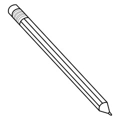 Pencil tool icon. Write office object and instrument theme. Isolated design. Vector illustration